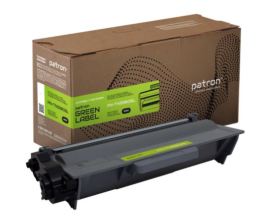 Купить Тонер-картридж совместимый Brother TN-3380 Green Label Patron (PN-TN3380GL) по лучшей цене