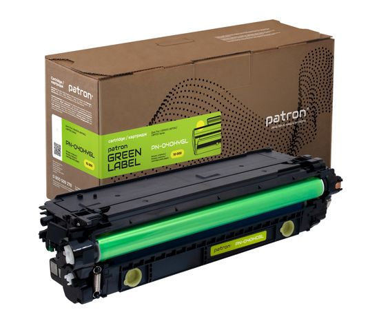 Купить Картридж совместимый Canon 040H Green Label, желтый Patron (PN-040HYGL) по лучшей цене