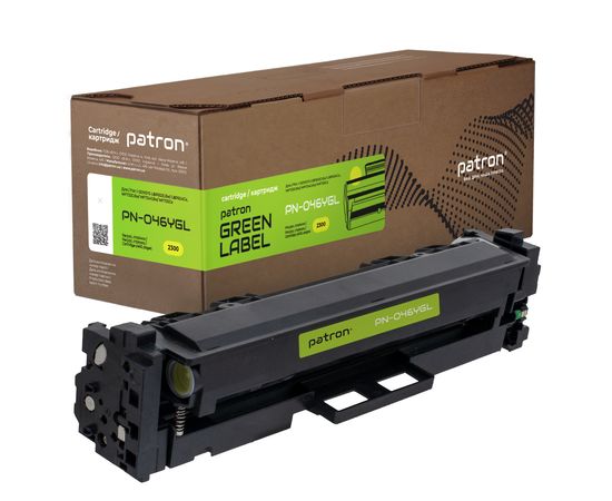 Купить Картридж совместимый Canon 046 Green Label, желтый Patron (PN-046YGL) по лучшей цене