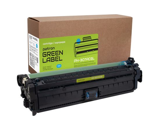 Купить Картридж совместимый HP 307A (PN-307AСR) Green Label, голубой Patron (PN-307ACGL) по лучшей цене