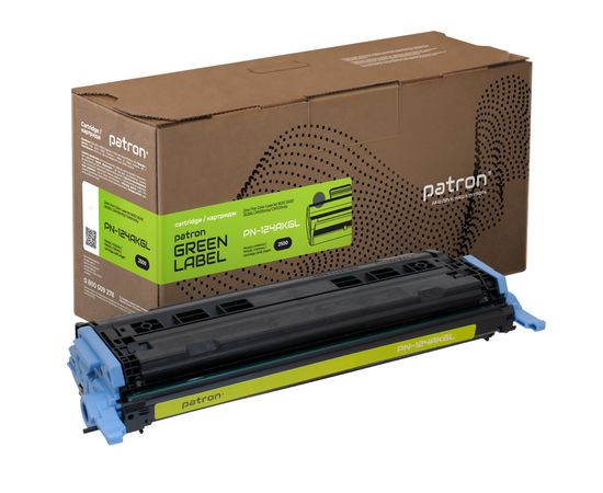 Купить Картридж совместимый HP 124A (Q6000A) черный Green Label Patron (PN-124AKGL) по лучшей цене