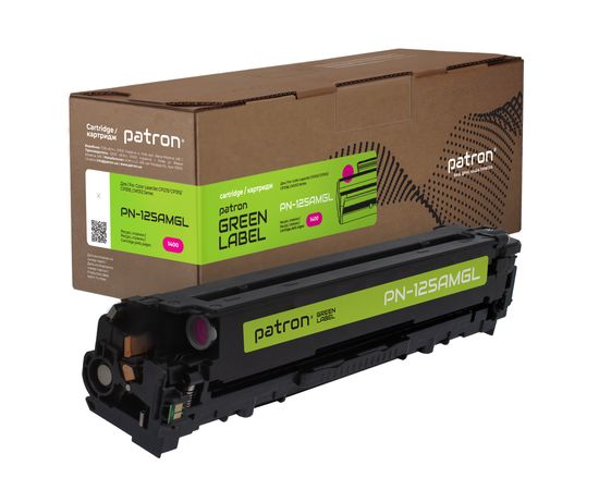 Купить Картридж совместимый HP 125A (CB543A) Green Label, пурпурный Patron (PN-125AMGL) по лучшей цене