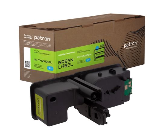 Купить Тонер-картридж совместимый Kyocera Mita TK-5220C голубой Green Label Patron (PN-TK5220CGL) по лучшей цене