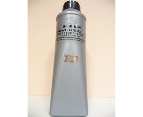 Купить Тонер IPM HP LJ P1560/1566/1005/1006/1102/1505/1530/1600/1606/M1120/1132/1522/1536/Canon LBP3010/3100/3250/MF-4410/4420/4430/4450/4550/4570/4580/Canon 728/712/CB435A/CB436A/CE278A/CE285A, UNIVERSAL B, 1000г/банка по лучшей цене