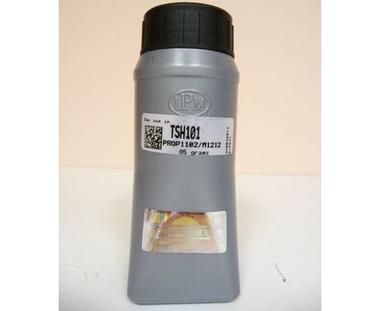 Купить Тонер IPM HP LJ P1560/1566/1005/1006/1102/1505/1530/1600/1606/M1120/1132/1522/1536/Canon LBP3010/3100/3250/MF-4410/4420/4430/4450/4550/4570/4580/Canon 728/712/CB435A/CB436A/CE278A/CE285A, 85г/банка по лучшей цене