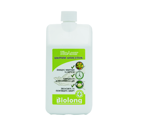Купить Засіб дезінфікуючий BIOLONG Шкірний антисептик 1000мл Кришка (SA-CAP-1) по лучшей цене