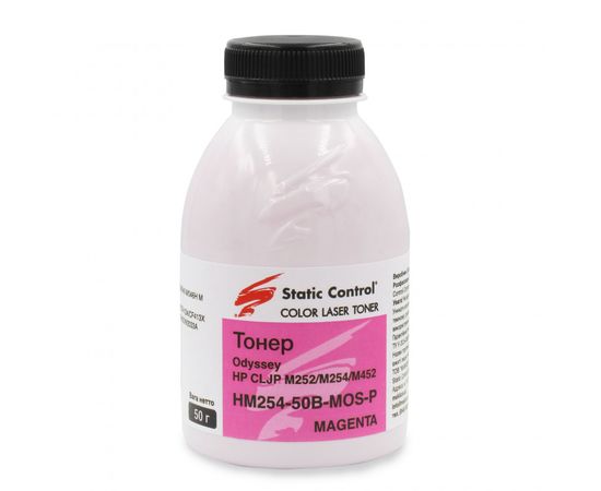 Купить тонер Odyssey HP CLJP M252/M254/M452 50г magenta (фасованный) Static Control по лучшей цене