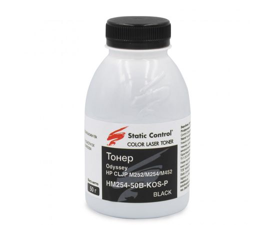 Купить тонер Odyssey HP CLJP M252/M254/M452 50г black (фасованный) Static Control по лучшей цене