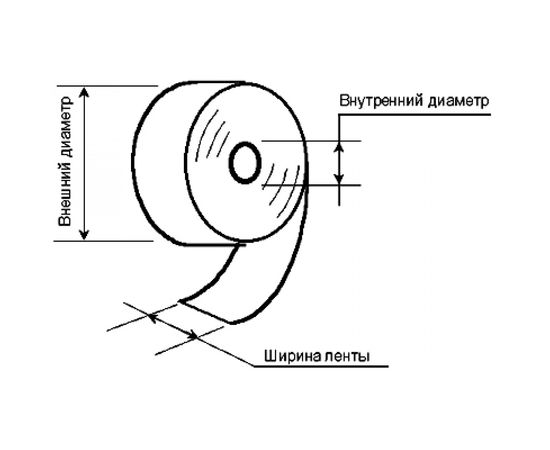 Купить Стрічка касова (термострічка) 57 мм 60 м по лучшей цене