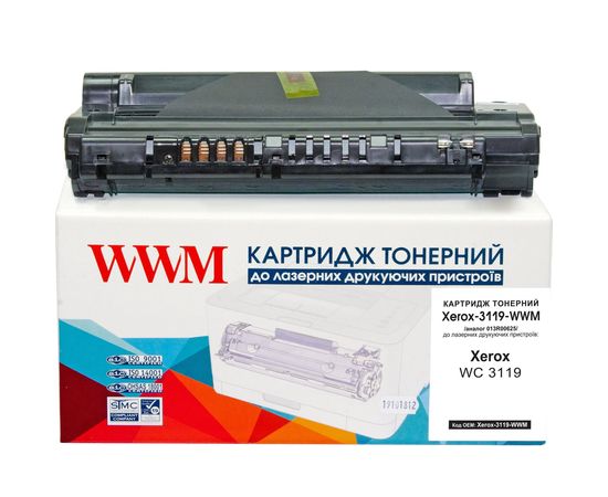 Купить Картридж тонерный WWM для Xerox WC 3119 аналог 013R00625 Black (Xerox-3119-WWM) по лучшей цене