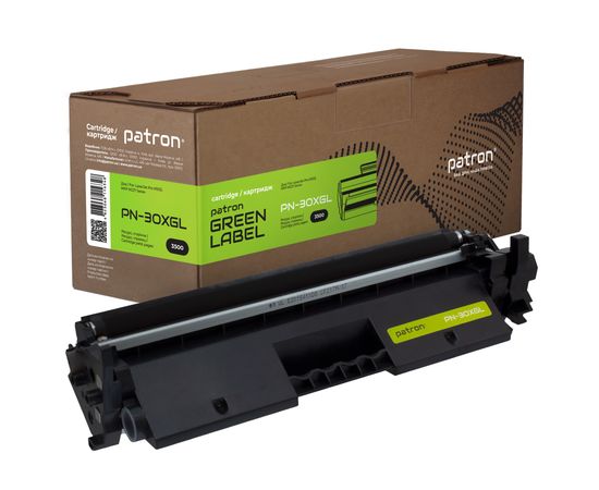 Купить Тонер-картридж совместимый HP 30X (CF230X) Green Label Patron (PN-30XGL) по лучшей цене