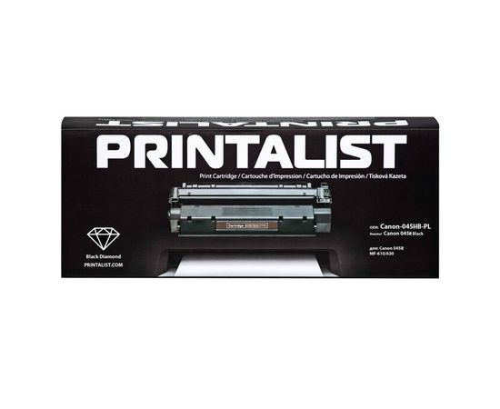 Купить Картридж тонерный PRINTALIST для Canon MF-610/630 аналог Canon 045H Black (Canon-045HB-PL) по лучшей цене