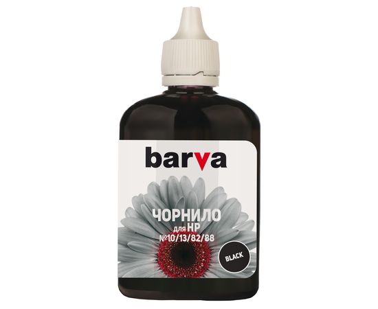 Купить Чернила HP 10/13/82/88 специальные 100 мл, водорастворимые, черные Barva (H10-668) по лучшей цене