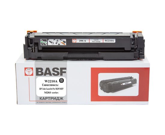 Купить Картридж тонерный BASF для HP CLJ M255, MFP M282/M283 аналог W2210A Black (BASF-KT-W2210A-WOC) без чипа по лучшей цене