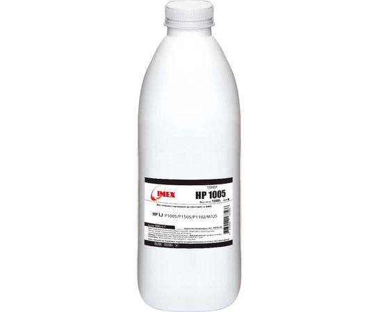 Купить Тонер IMEX для HP LJ P1005/P1505/P1102/M125 бутль 1000г Black (CMG-3-1) по лучшей цене