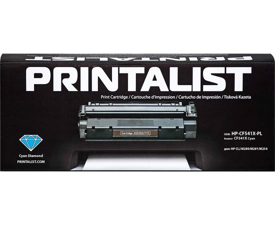 Купить Картридж тонерный PRINTALIST для HP CLJ M280/M281/M254 аналог CF541X Cyan (HP-CF541X-PL) по лучшей цене