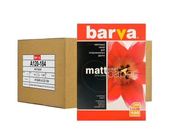 Купить Бумага матовая 120 г/м2, А4, 1000 л, bulk Original Barva (IP-A120-184) по лучшей цене
