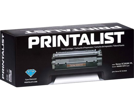 Купить Картридж тонерный PRINTALIST для Xerox DC SC2020 аналог 006R01694 Cyan (Xerox-SC2020C-PL) по лучшей цене