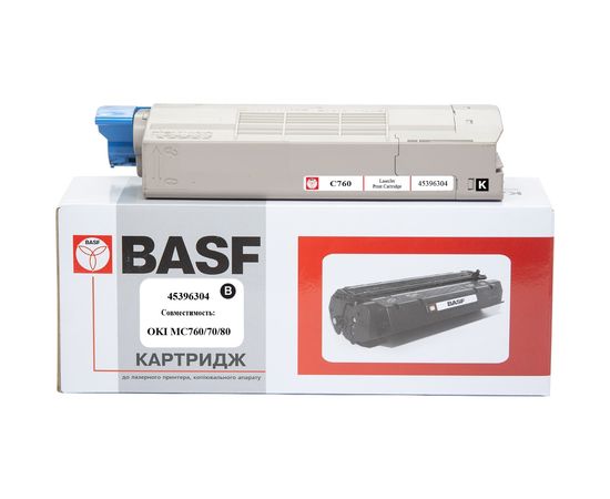 Купить Картридж тонерный BASF для OKI MC760/770/780 аналог 45396304 Black (BASF-KT-45396304) по лучшей цене