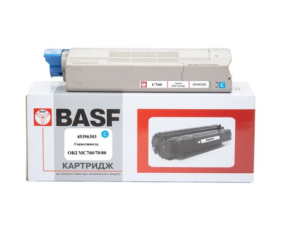 Купить Картридж тонерный BASF для OKI MC760/770/780 аналог 45396303 Cyan (BASF-KT-45396303) по лучшей цене