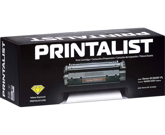 Купить Картридж тонерный PRINTALIST для Xerox DC SC2020 аналог 006R01696 Yellow (Xerox-SC2020Y-PL) по лучшей цене