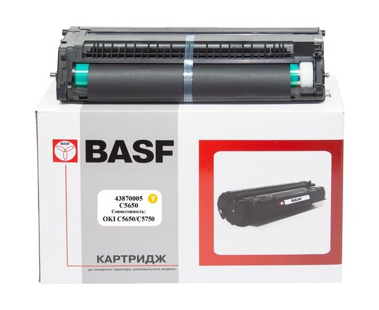 Купить Копи картридж BASF для OKI C5650/C5750 аналог 43870005 Yellow (BASF-DR-C5650-43870005) по лучшей цене