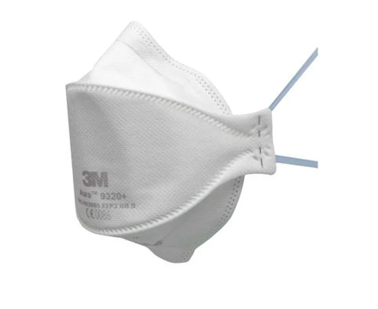 Купить Маска специальная защитная (респиратор) 3M 9320 + Aura без клапана, для защиты от аэрозолей/пыли/тонера FFP2, 8 грамм! Отличное прилегание к любому типу лица! по лучшей цене
