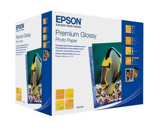 Купить Бумага Epson 13x18 Premium gloss Photo (C13S042199) по лучшей цене