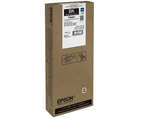 Купить Картридж Epson для WorkForce Pro WF-C5290/C5790 Black (C13T945140) XL по лучшей цене