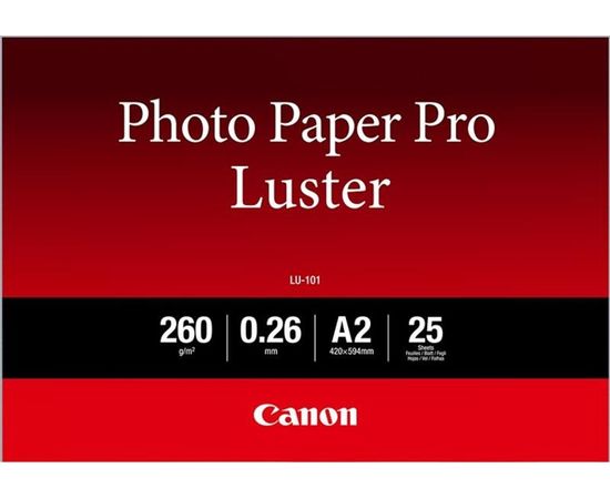Купить Бумага Canon A2 Luster Paper LU-101, 25л (6211B026) по лучшей цене