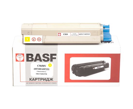 Купить Картридж тонерный BASF для OKI C5650/5750 аналог 43872305/43872321 Yellow (BASF-KT-C5650Y) по лучшей цене