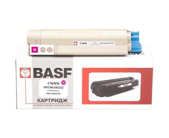 Купить Картридж тонерный BASF для OKI C5650/5750 аналог 43872306/43872322 Magenta (BASF-KT-C5650M) по лучшей цене