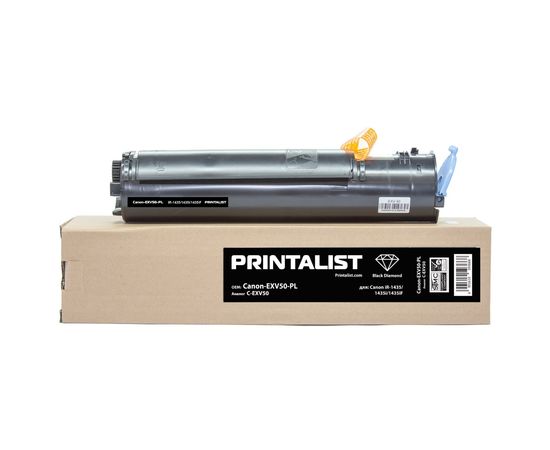 Купить Туба с тонером PRINTALIST для Canon IR-1435/1435i/1435iF аналог C-EXV50 Black (Canon-EXV50-PL) по лучшей цене
