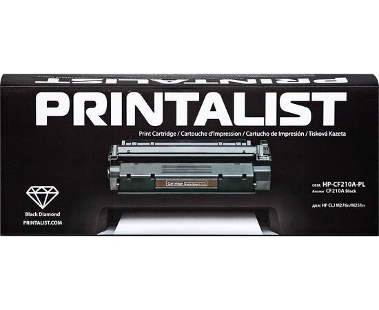 Купить Картридж тонерный PRINTALIST для HP CLJ M276n/M251n аналог CF210A Black (HP-CF210A-PL) по лучшей цене