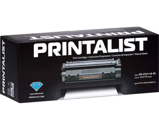 Купить Картридж тонерный PRINTALIST для HP CLJ M276n/M251n аналог CF211A Cyan (HP-CF211A-PL) по лучшей цене