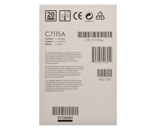 Купить Картридж 15А черный HP (C7115A) по лучшей цене