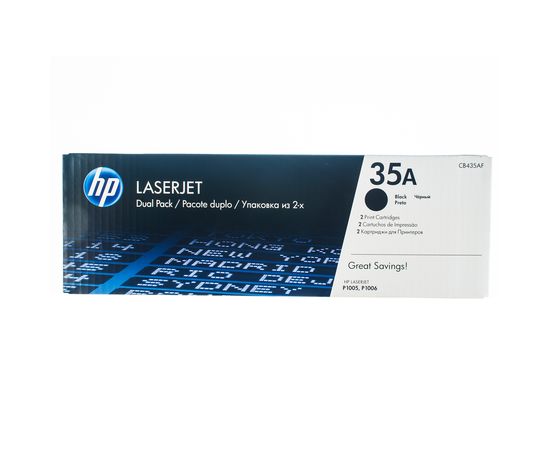 Купить Картридж 35A черный HP (CB435AD/CB435AF) по лучшей цене