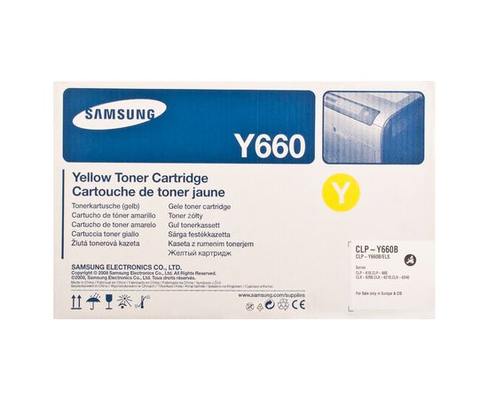 Купить Тонер-картридж CLP-Y660B желтый Samsung (CLP-Y660B) по лучшей цене