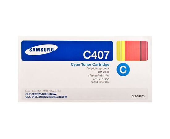 Купить Тонер-картридж CLT-C407S голубой Samsung (ST998A) по лучшей цене