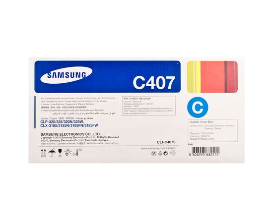 Купить Тонер-картридж CLT-C407S голубой Samsung (ST998A) по лучшей цене