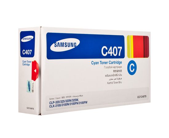 Купить Тонер-картридж CLT-C407S голубой Samsung (ST998A) по лучшей цене
