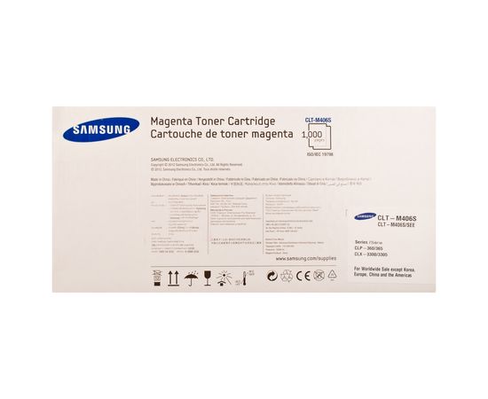 Купить Тонер-картридж CLT-M406S пурпурный Samsung (SU254A) по лучшей цене