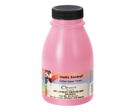 Купить тонер Odyssey HP CLJ CP2025 85г (2.8k) magenta Static Control по лучшей цене