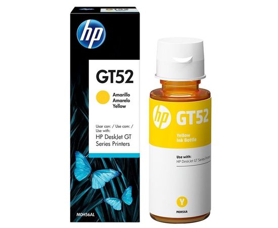 Купить Контейнер с чернилами HP для DeskJet GT5810/GT5820 GT52 Yellow (M0H56AE) по лучшей цене
