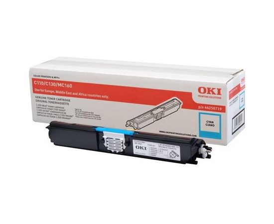 Купить Картридж тонерный OKI для C110 1500 копий Cyan (44250727) по лучшей цене