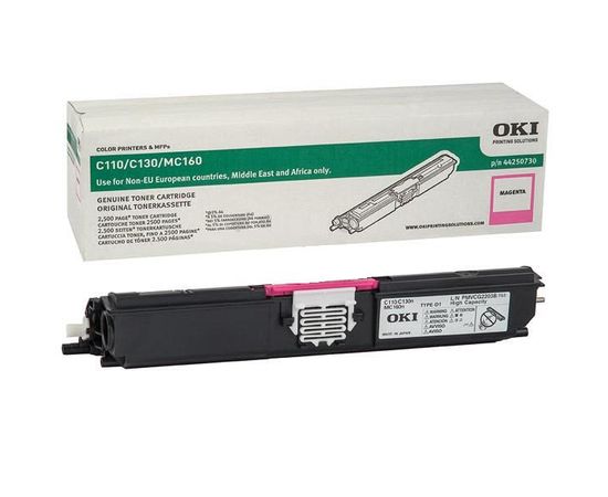 Купить Картридж тонерный OKI для C110/С130/MC160 2500 копий Magenta (44250730) MAX по лучшей цене