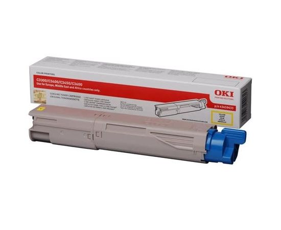 Купить Картридж тонерный OKI для C3300/C3400/С3450/С3600 1500 копий Yellow (43459441) по лучшей цене
