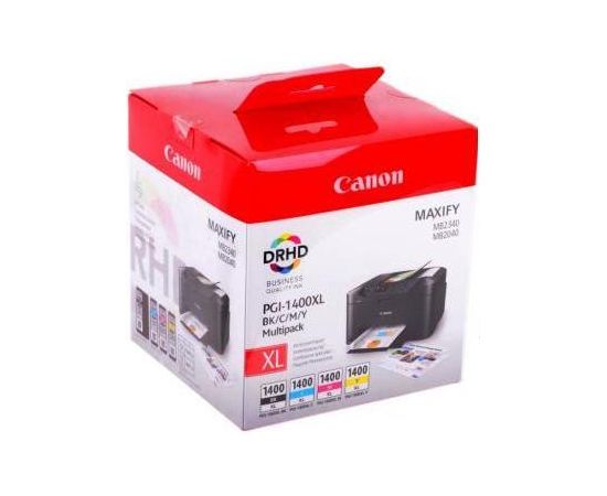 Купить Комплект струйных картриджей Canon для Maxify MB2040/MB2340 PGI-1400 XL B/C/M/Y (9185B004) Multipack по лучшей цене