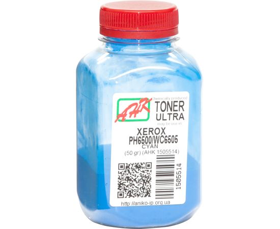 Купить Тонер АНК для Xerox Phaser 6500/ WC6505 бутль 50г Cyan (1505514) ULTRA COLOR по лучшей цене