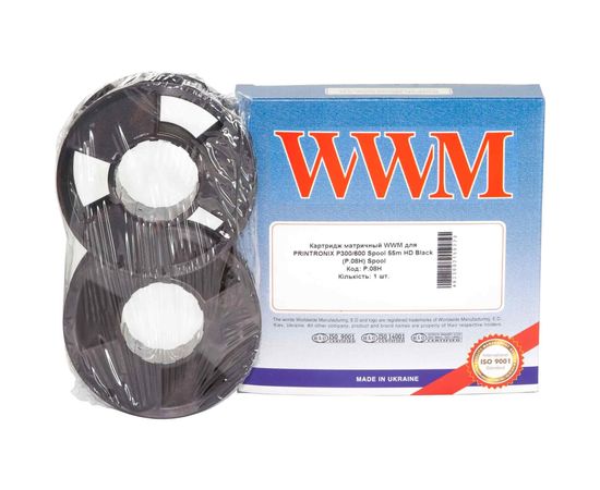 Купить Картридж матричный WWM для PRINTRONIX P300/600 Spool 55m HD Black (P.08H) Spool по лучшей цене